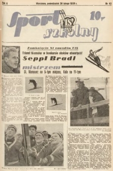 Sport Szkolny. 1939, nr 43