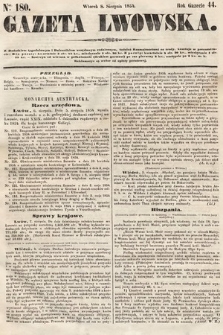 Gazeta Lwowska. 1854, nr 180