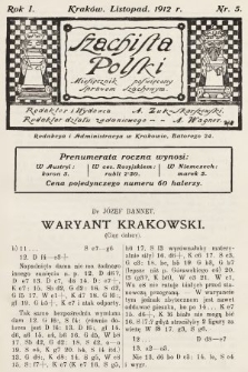 Szachista Polski : miesięcznik poświęcony sprawom szachowym. 1912, nr 5