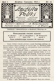 Szachista Polski : miesięcznik poświęcony sprawom szachowym. 1913, nr 12