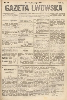 Gazeta Lwowska. 1891, nr 29