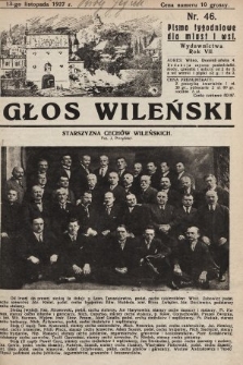 Głos Wileński : pismo tygodniowe dla miast i wsi. 1927, nr 46
