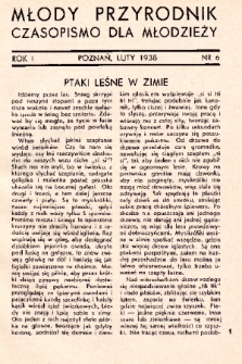 Młody Przyrodnik : czasopismo dla młodzieży. 1938, nr 6