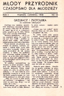 Młody Przyrodnik : czasopismo dla młodzieży. 1938, nr 10