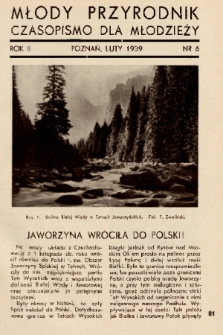 Młody Przyrodnik : czasopismo dla młodzieży. 1939, nr 6