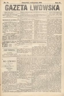 Gazeta Lwowska. 1891, nr 73