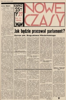 Nowe Czasy. 1935, nr 27