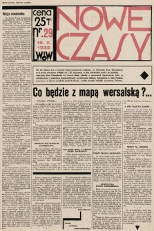 Nowe Czasy. 1935, nr 29