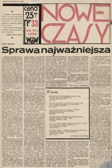 Nowe Czasy. 1935, nr 33
