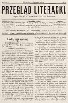 Przegląd Literacki : organ Związku Literackiego w Krakowie. 1896, nr 2