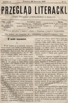 Przegląd Literacki : organ Związku Literackiego w Krakowie. 1898, nr 2