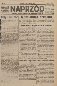 Naprzód : organ Polskiej Partji Socjalistycznej. 1933, nr 31 (po konfiskacie nakład drugi)
