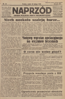 Naprzód : organ Polskiej Partji Socjalistycznej. 1933, nr 45