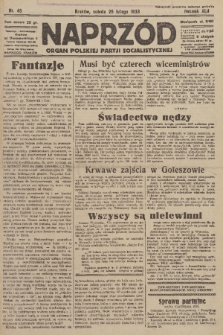 Naprzód : organ Polskiej Partji Socjalistycznej. 1933, nr 46