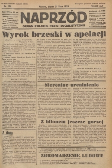 Naprzód : organ Polskiej Partji Socjalistycznej. 1933, nr 164 (po konfiskacie nakład drugi)