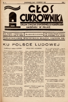 Głos Cukrownika : organ Związku Zawodowego Robotników Cukrowni w Polsce : miesięcznik. 1939, nr 2