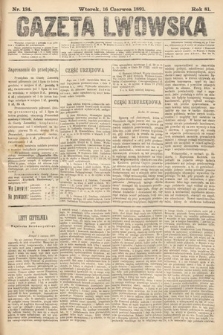 Gazeta Lwowska. 1891, nr 134