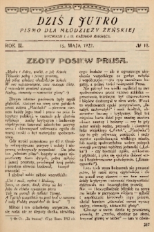 Dziś i Jutro : pismo dla młodzieży żeńskiej. 1927, nr 10