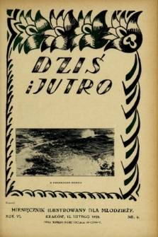 Dziś i Jutro : pismo dla młodzieży żeńskiej. 1930, nr 6