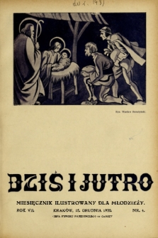 Dziś i Jutro : pismo dla młodzieży żeńskiej. 1930, nr 4