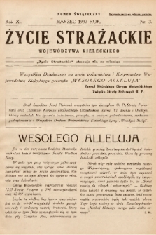 Życie Strażackie Województwa Kieleckiego. 1937, nr 3
