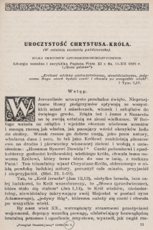 [Przegląd Homiletyczny. 1926, nr 3]