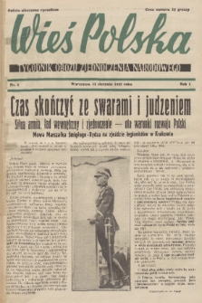 Wieś Polska : tygodnik Obozu Zjednoczenia Narodowego. 1937, nr 2