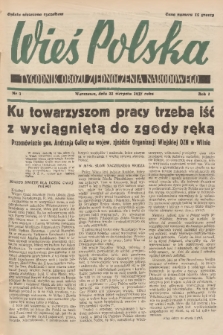 Wieś Polska : tygodnik Obozu Zjednoczenia Narodowego. 1937, nr 3