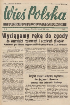 Wieś Polska : tygodnik Obozu Zjednoczenia Narodowego. 1937, nr 6