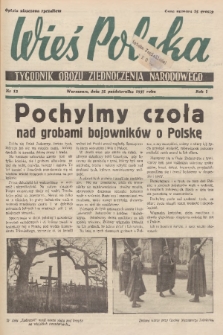 Wieś Polska : tygodnik Obozu Zjednoczenia Narodowego. 1937, nr 13