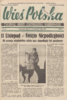 Wieś Polska : tygodnik Obozu Zjednoczenia Narodowego. 1937, nr 15