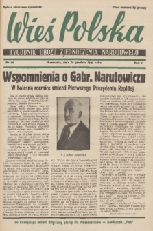 Wieś Polska : tygodnik Obozu Zjednoczenia Narodowego. 1937, nr 20