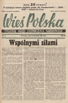 Wieś Polska : tygodnik Obozu Zjednoczenia Narodowego. 1939, nr 17