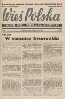 Wieś Polska : tygodnik Obozu Zjednoczenia Narodowego. 1939, nr 29