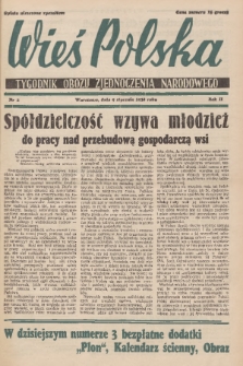 Wieś Polska : tygodnik Obozu Zjednoczenia Narodowego. 1938, nr 2