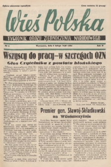 Wieś Polska : tygodnik Obozu Zjednoczenia Narodowego. 1938, nr 6