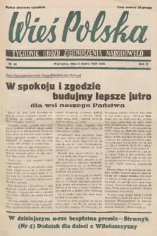 Wieś Polska : tygodnik Obozu Zjednoczenia Narodowego. 1938, nr 10