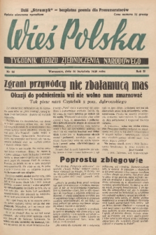 Wieś Polska : tygodnik Obozu Zjednoczenia Narodowego. 1938, nr 15