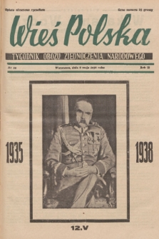 Wieś Polska : tygodnik Obozu Zjednoczenia Narodowego. 1938, nr 19