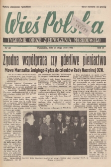 Wieś Polska : tygodnik Obozu Zjednoczenia Narodowego. 1938, nr 22