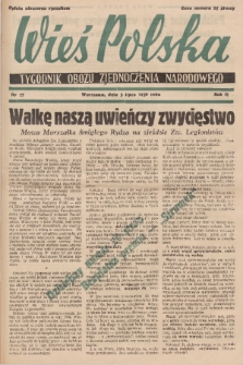 Wieś Polska : tygodnik Obozu Zjednoczenia Narodowego. 1938, nr 27