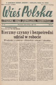 Wieś Polska : tygodnik Obozu Zjednoczenia Narodowego. 1938, nr 31