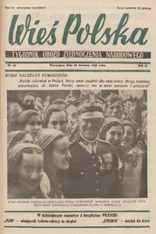 Wieś Polska : tygodnik Obozu Zjednoczenia Narodowego. 1938, nr 35