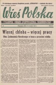 Wieś Polska : tygodnik Obozu Zjednoczenia Narodowego. 1938, nr 37