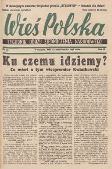 Wieś Polska : tygodnik Obozu Zjednoczenia Narodowego. 1938, nr 43