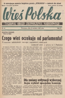 Wieś Polska : tygodnik Obozu Zjednoczenia Narodowego. 1938, nr 51