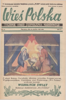 Wieś Polska : tygodnik Obozu Zjednoczenia Narodowego. 1938, nr 52