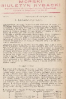 Morski Biuletyn Rybacki. 1947, nr 15