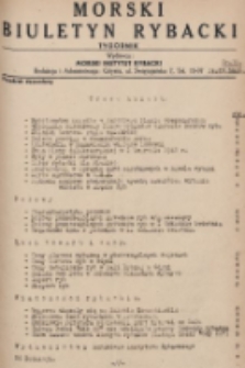 Morski Biuletyn Rybacki : tygodnik. 1948, nr 39