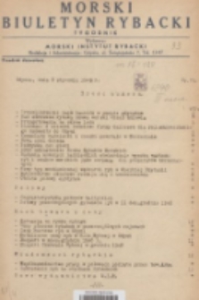 Morski Biuletyn Rybacki. 1949, nr 75